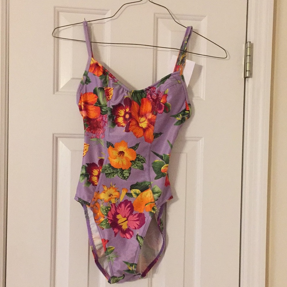 Victoria’s Secret One Piece Hi-Cut swimsuit.